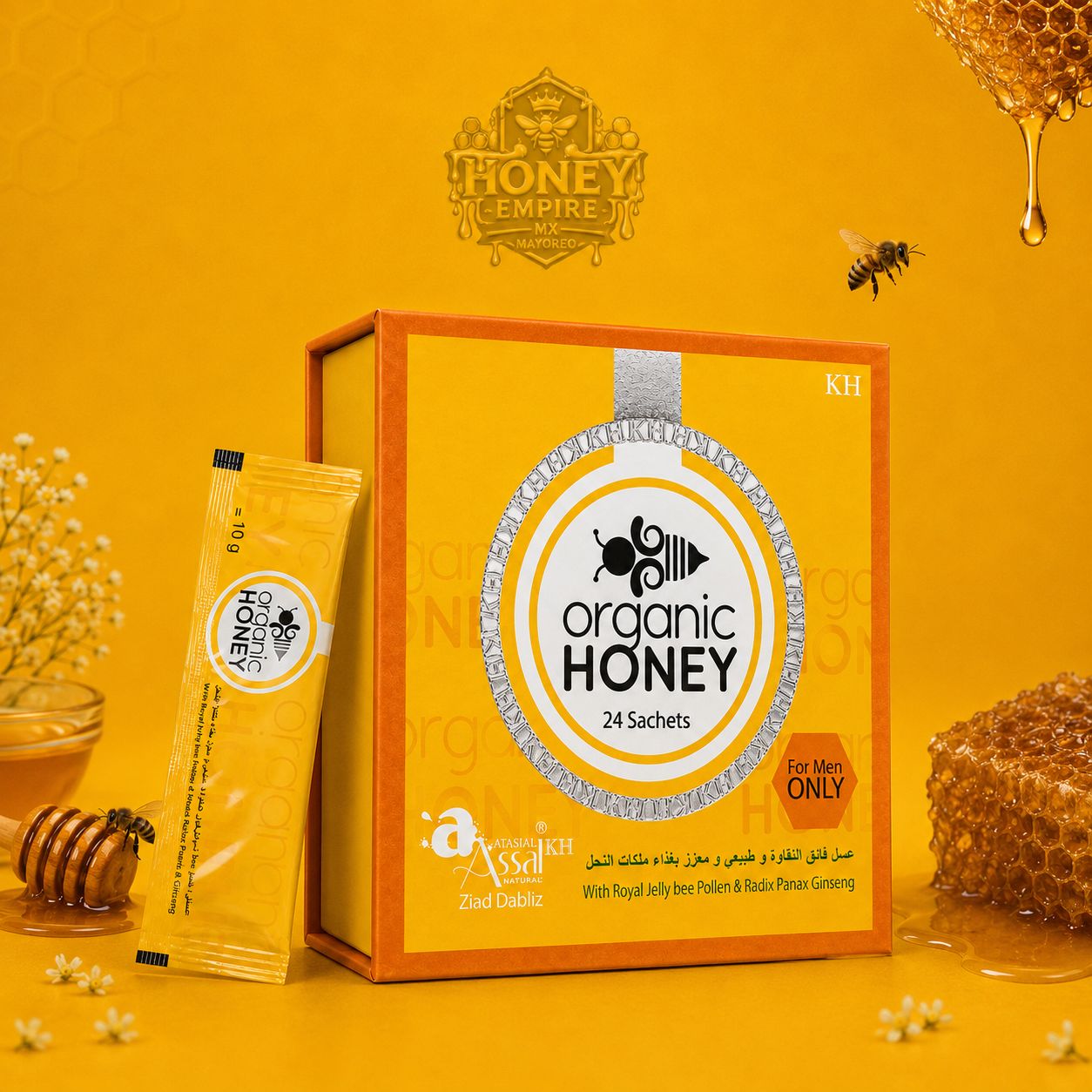Caja de ORGANIC HONEY — Honey Empire MX Mayoreo